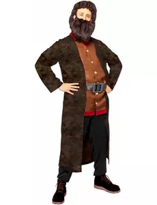 Hagrid-kostyme - Harry Potter voksen, Størrelse: Medium