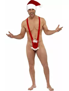 Morsom julenissens mankini