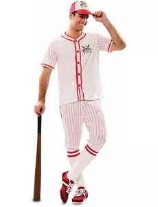 Baseballspillerkostyme for menn
