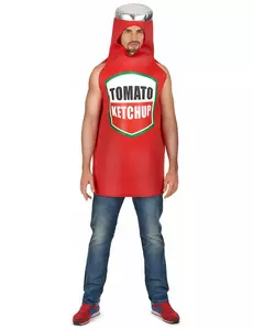Ketchup-kostyme for voksne