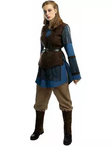 Lagertha-kostyme - Vikinger for kvinner, Størrelse: Large