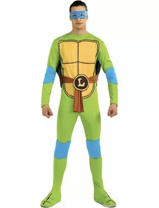 Leonardo Ninja Turtles klassisk kostyme til voksne, Størrelse: Medium/Large