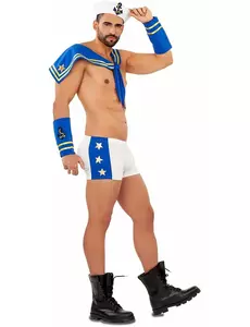 Sexy sjømannskostyme for menn