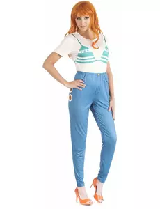 One Piece Nami-kostyme for voksne, Størrelse: Medium