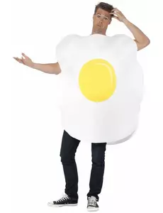 Kostyme for voksne med stekt egg