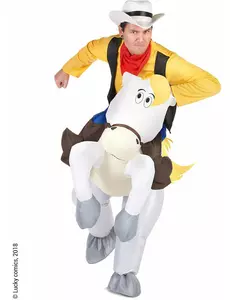 Carry Me Jolly Jumper Kostyme for Voksen - Lucky Luke