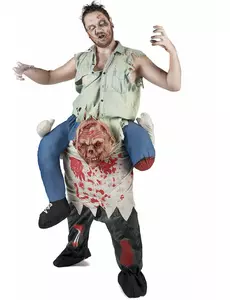 Voksen Zombie Carry Me Halloween-kostyme