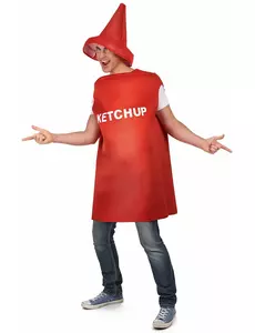 Ketchup-kostyme for voksne