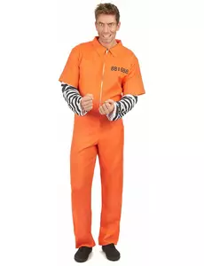 Fangekostyme for menn, Størrelse: Medium