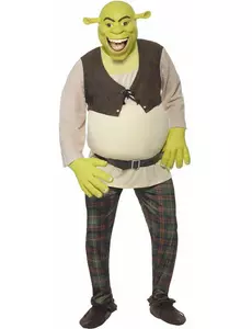Shrek-kostyme for menn, Størrelse: Medium