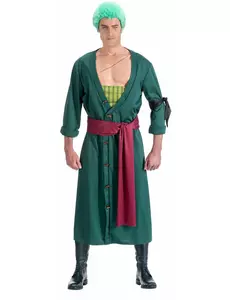 Zoro One Piece-kostyme til voksne, Størrelse: Large