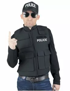 Falsk skuddsikker vest for voksne fra politiet