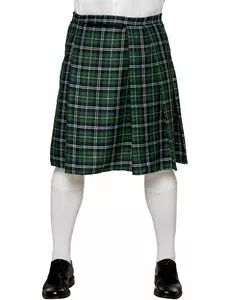 Grønn skotsk kilt for menn