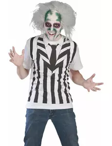 Beetlejuice kostyme og parykksett for voksne