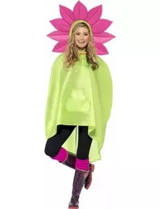 Blomsterponcho for voksne