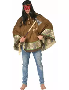 Luksuriøs indisk poncho for voksne