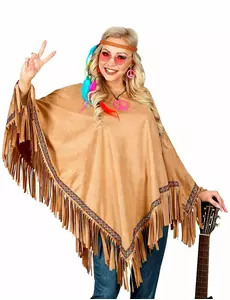 Luksuriøs indisk poncho for voksne