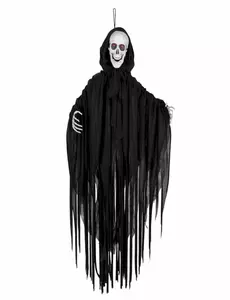 90 cm Halloween-skjelett med lys, lyd og animasjon