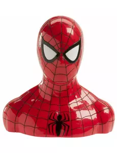 Sparegris med Spiderman-godteri 10 gr