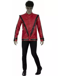 Michael Jackson Thriller-jakke for voksne, Størrelse: X-Small