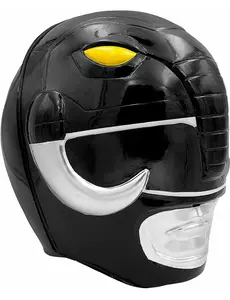 Voksen svart Power Ranger-hjelm