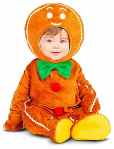 Baby Pepperkakemann Kostyme, Størrelse: 7–12 måneder(74–80 cm)
