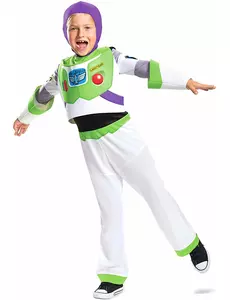 Luksuriøst Buzz Lightyear-kostyme til barn, Størrelse: 7–8 år (124–136 cm)
