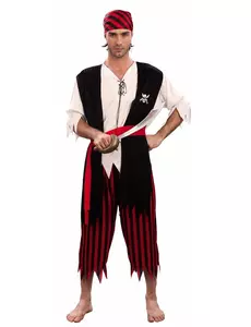 Men's corsair pirate costume, Size: X-Large