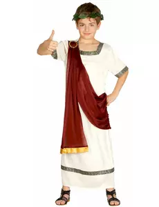 Romersk keiserkostyme for gutter, Størrelse: 9 år (125–135 cm)