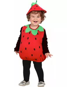 Jordbærkostymejumpsuit til jenter