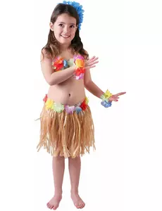 Naturlig hawaiisk kostyme for jenter