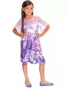 Isabela Encanto Basic barnekostyme, Størrelse: 7–8 år (124–136 cm)