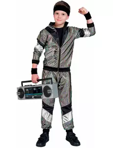 80-talls disco joggekostyme for barn