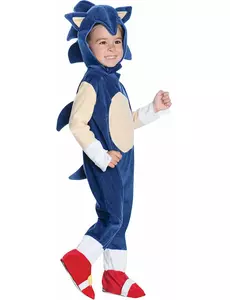 Luksuriøst Sonic-kostyme til barn, Størrelse: 2–3 år (83–97 cm)