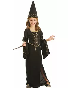 Magikerkostyme for jenter, Størrelse: 3–4 år (92–104 cm)