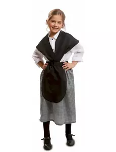 Kastanjeselgerkostyme til jenter, Størrelse: 6 år (110–122 cm)