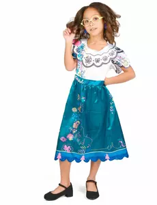 Klassisk Mirabel Encanto kostyme for barn, Størrelse: 7–8 år (124–136 cm)