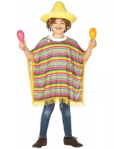 Meksikansk poncho-kostyme for barn