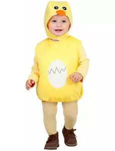 Baby gul kyllingkostyme