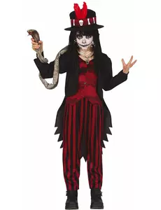 Mystisk voodoo-kostyme for gutter, Størrelse: 5–6 år (110–115 cm)