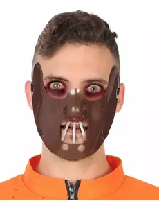 Halvmaske for voksne med kannibaler