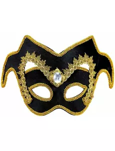 Venetiansk halvmaske for voksne