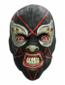 Svart demonisk bryter-latexmaske