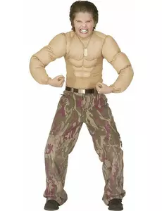 Falsk muskuløs barnetorso, Størrelse: 8–10 år (140 cm)