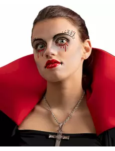 Sminkesett for voksne med glitter og vampyrer