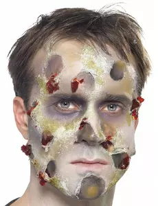 Komplett zombie-sminkesett for voksne på Halloween