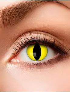 Gule Reptile Eye Fancy kontaktlinser for voksne