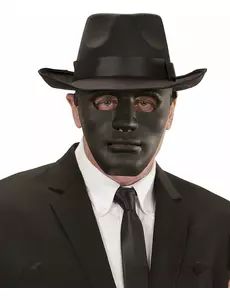Anonym svart voksenmaske
