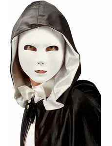 Hvit maske for voksne