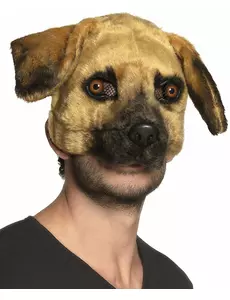Plysjmaske til voksne hunder